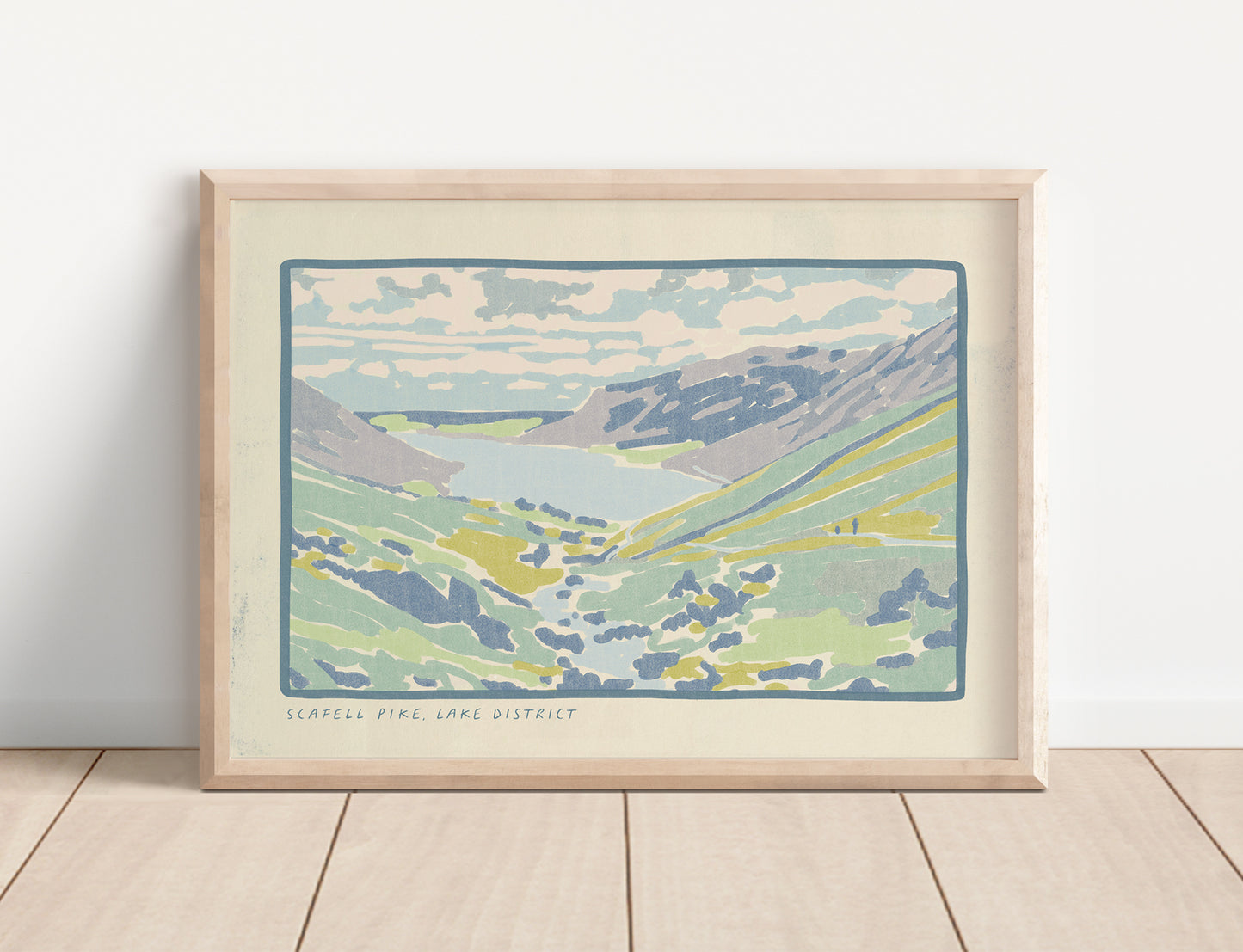 SECONDS Scafell Pike, Lake District Art Print