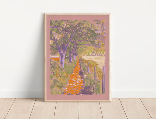 Spring Walk Art Print