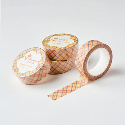 Yellow Check Washi Tape