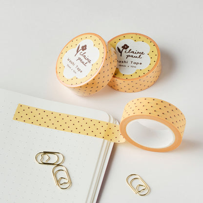 Yellow Polka Dots Washi Tape