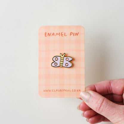 Butterfly Enamel Pin Badge