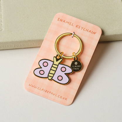 Butterfly Keyring Charm