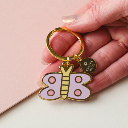 Butterfly Keyring Charm