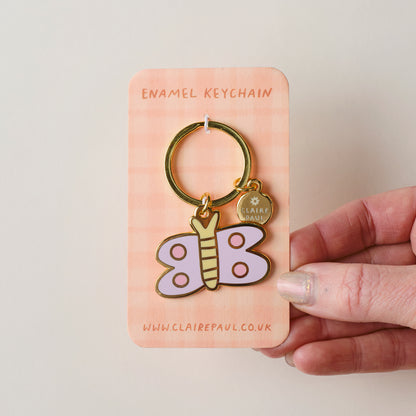 Butterfly Keyring Charm