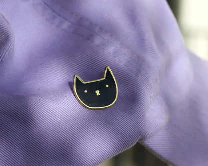 Black Cat Enamel Pin Badge