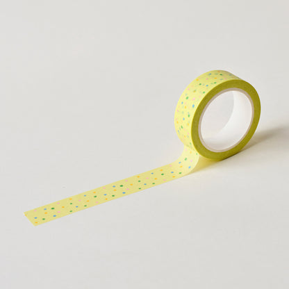 Yellow Polka Dots Washi Tape