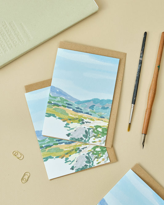 Glen Sannox Greetings Card