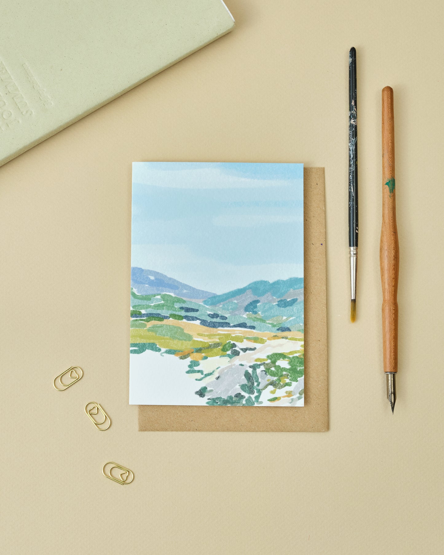 Glen Sannox Greetings Card