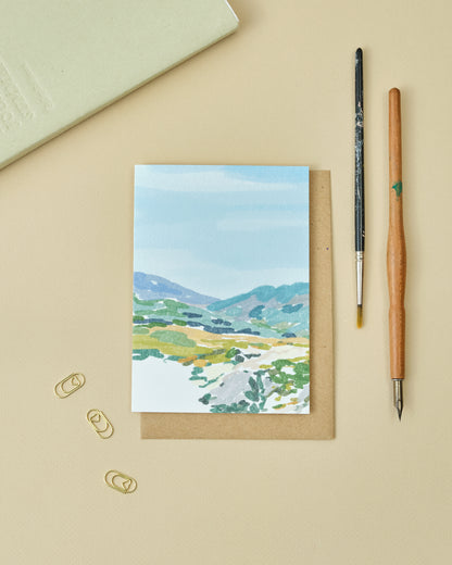Glen Sannox Greetings Card